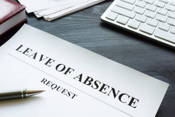 Leave of absence request on the table. Leave of absence request on the table. abandoned stock pictures, royalty-free photos & images