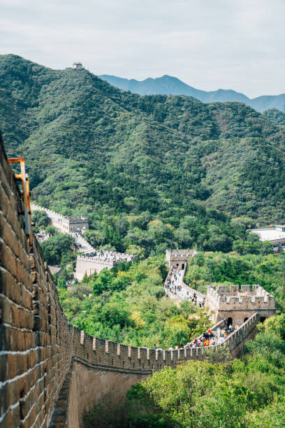 中国・北京の万里の長城 - china great wall of china wall beijing ストックフォトと画像