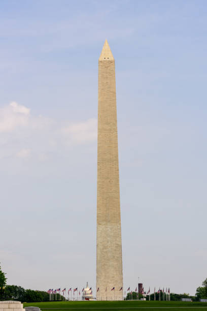 istock Flags by Washington Monument and Capitol Building 1174785044