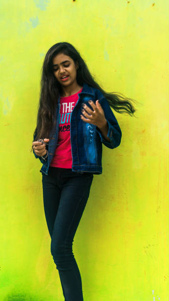 istock Cute teenager female model 1174785974