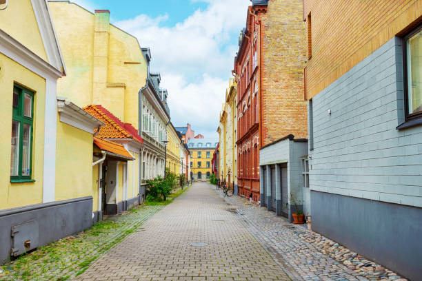 istock Beautiful European ancient architecture. Malmo. Sweden. Architecture. 1174790834