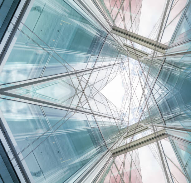 istock Abstract finance buildings seen from below 1174791699
