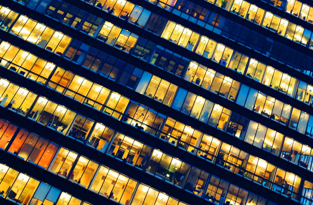 istock Evening finance building 1174791778