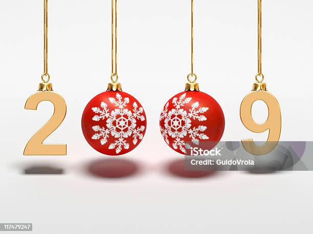 The New Year 2009 Stock Photo - Download Image Now - 2009, Color Image, Gold - Metal
