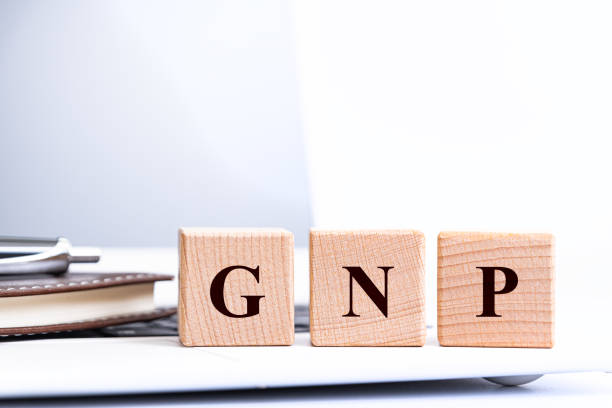 istock GNP word made with building blocks 1174792656