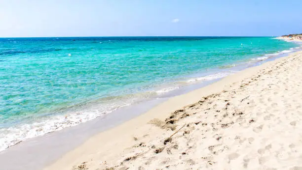 Lido Marina beach in Puglia, Italy