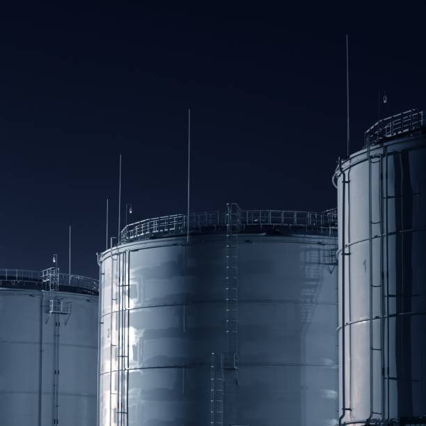 istock Fuel tanks in the port 1174797065