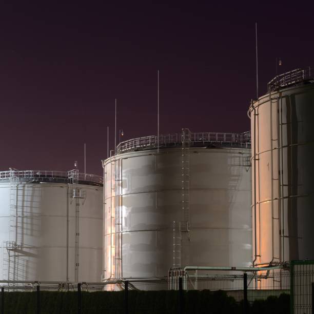 istock Fuel tanks in the port 1174797069