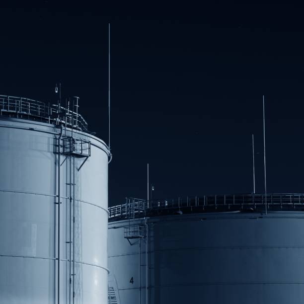istock Fuel tanks in the port 1174797072