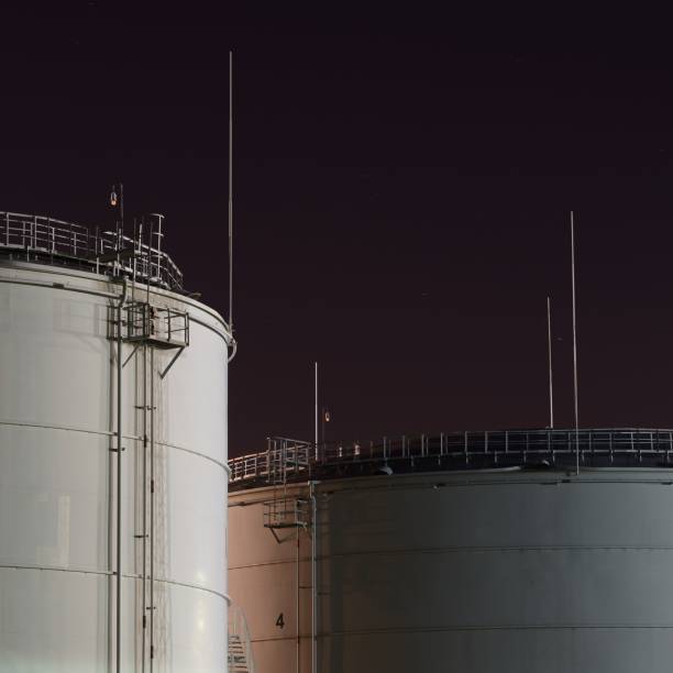 istock Fuel tanks in the port 1174797080