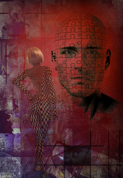 istock Man and woman abstract 1174798077