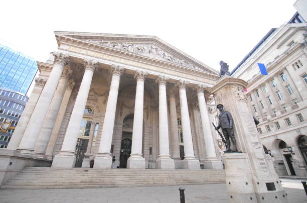 istock Royal Exchange historical building London UK 1174803252