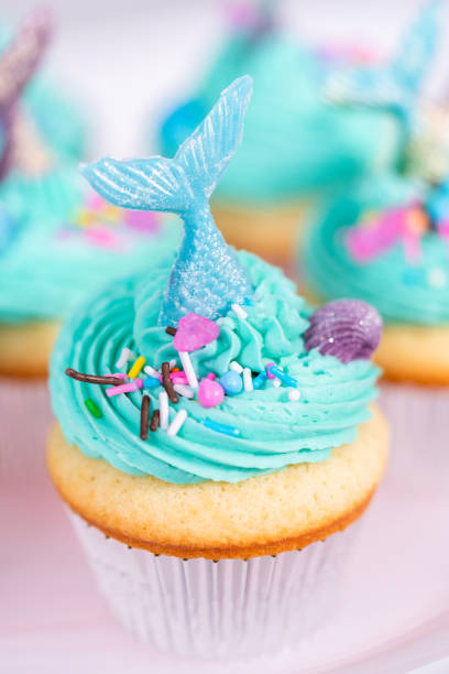 istock Gourmet mermaid cupcakes 1174803731