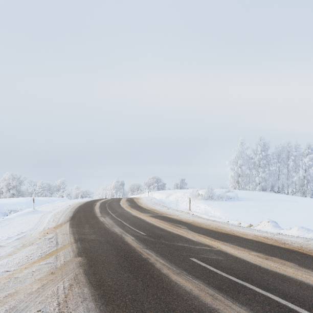istock S-shape rural road through a winter wonderland with rime 1174805951