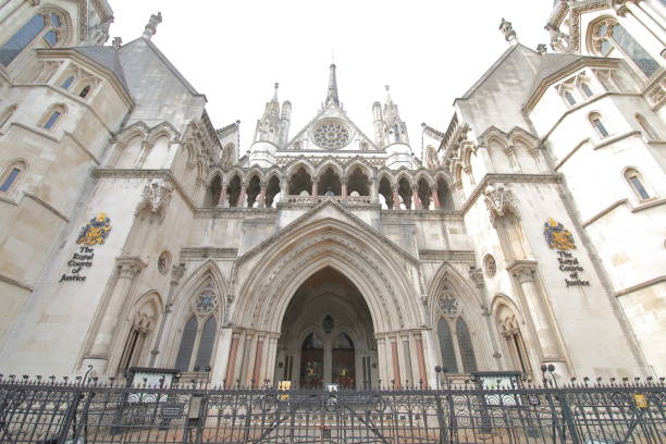 Royal Courts of Justice London UK stock photo