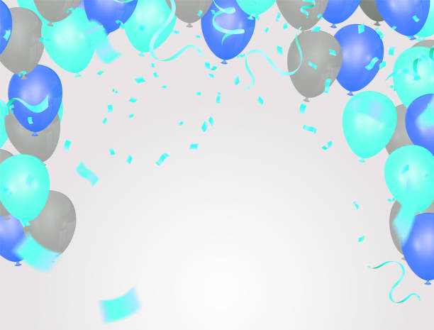istock Balloons Flying on  Background, Ideal for Displaying Your Wedding, Birthday, Celebration or Holiday 1174810452