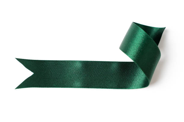 istock green banners ribbons label on white background 1174817866