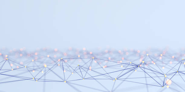 Network Abstract 3d concept
