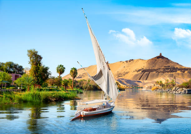 istock Sailboats on Nile 1174818098