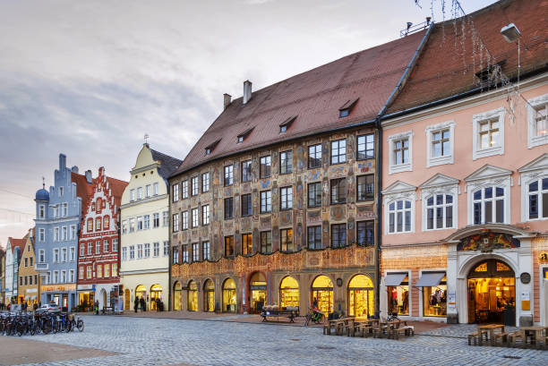 istock Old Town street in Landshut, Germany 1174823437