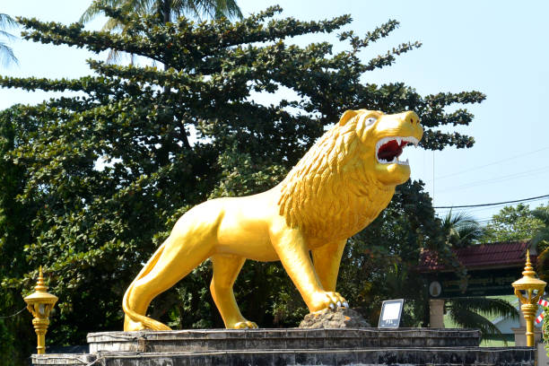 istock Monument to the One Golden Lion, Sihanoukville, 1174825581