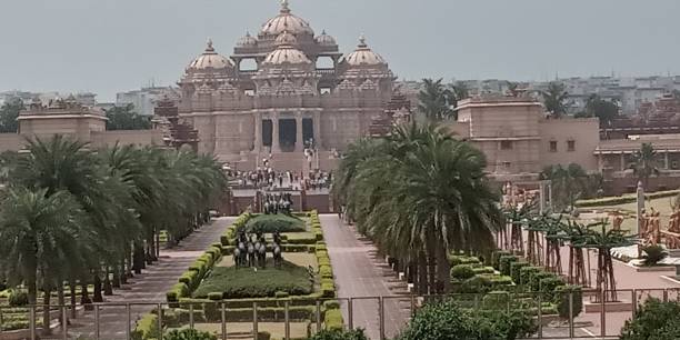 istock Swami narayan akshardham Temple in delhi 1174825859