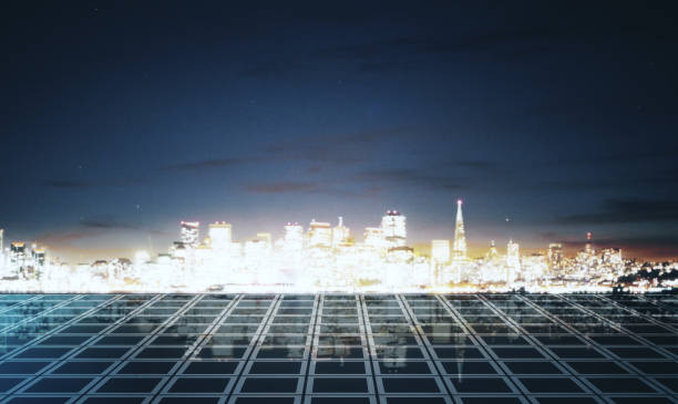 istock Contemporary rooftop with NY view 1174826713