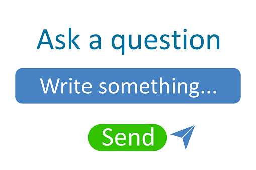 Ask A Question User Interface Form Stock Vector Stock Illustration ...