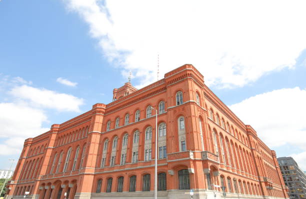 istock Red Town Hall Red town hall Berlin Germany 1174831318