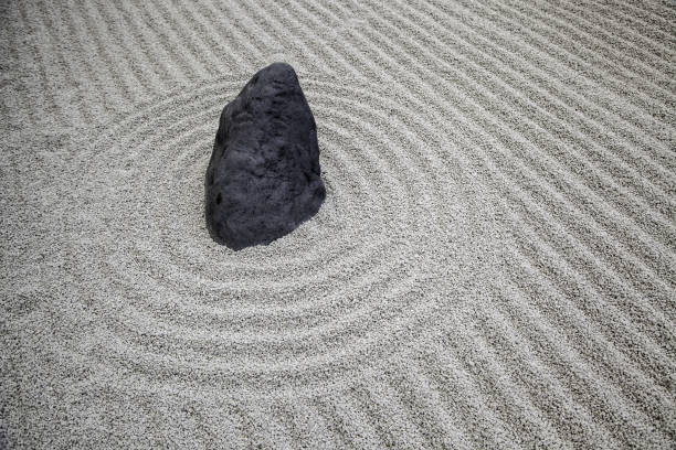 istock Stones in a Zen garden 1174833470