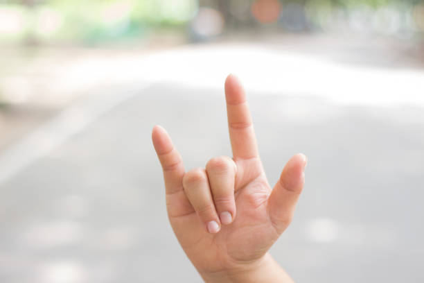 istock put your hand up i love you symbol 1174836114