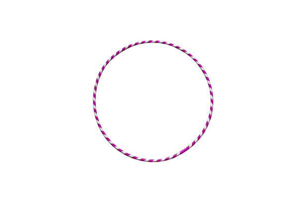 istock hula Hoop silver with purple isolated on white background 1174836394