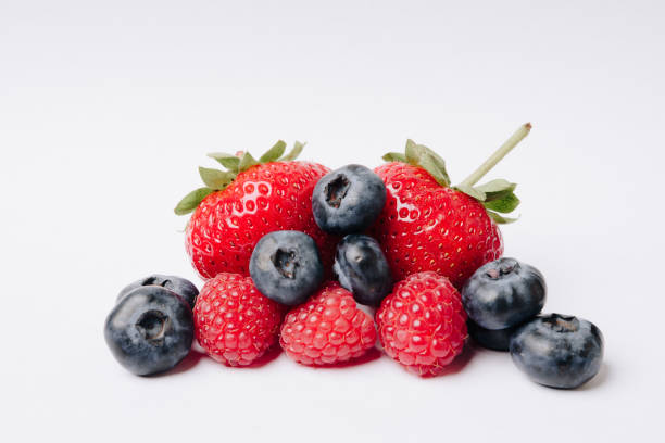 istock ripe juicy tasty berries on a white background 1 1174836663