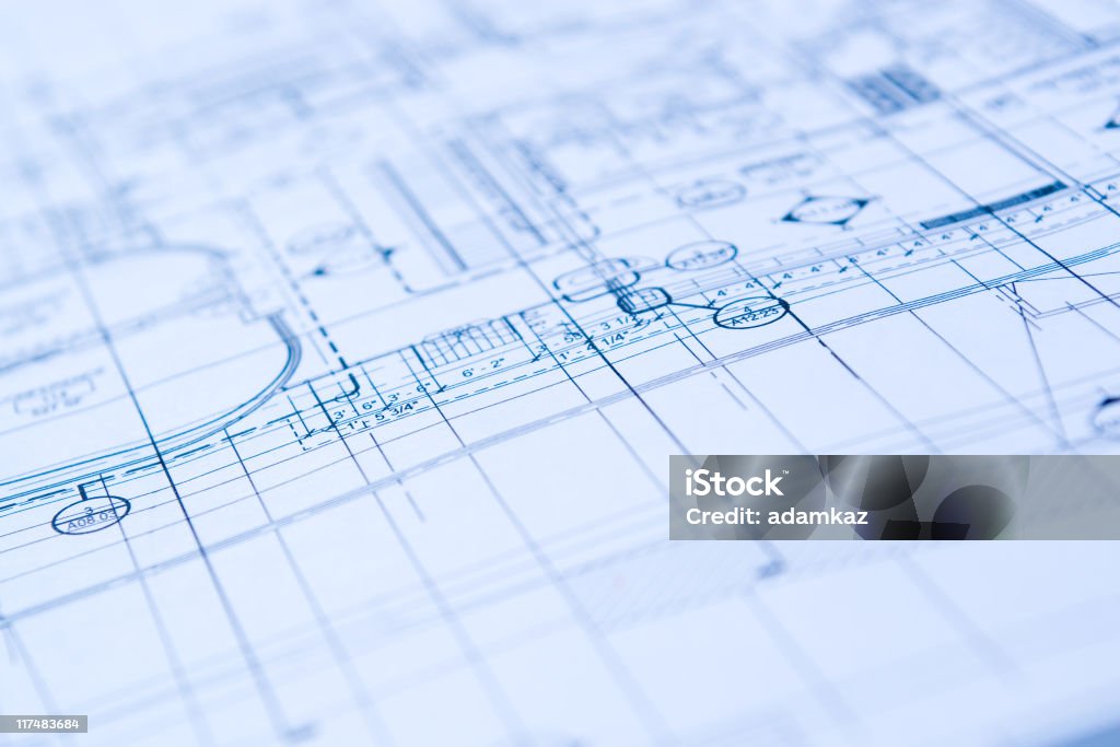 設計図 - 背景のロイヤリティフリーストックフォト
