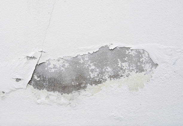 istock Abstract background and texture of cracked painted wall. 1174837487