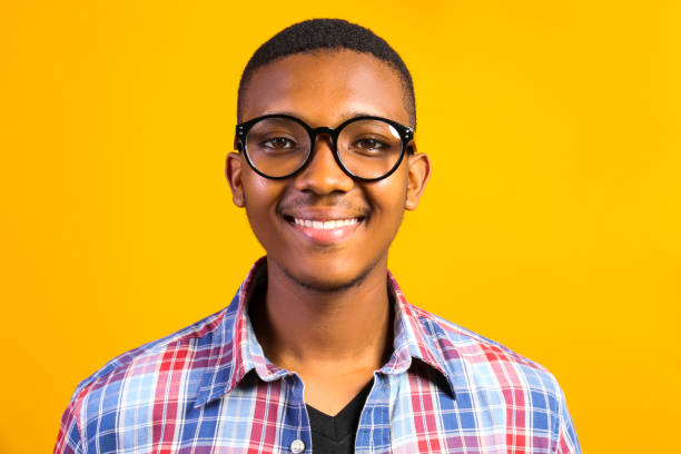 istock Handsome dark skin guy posing over isolated background. 1174846321