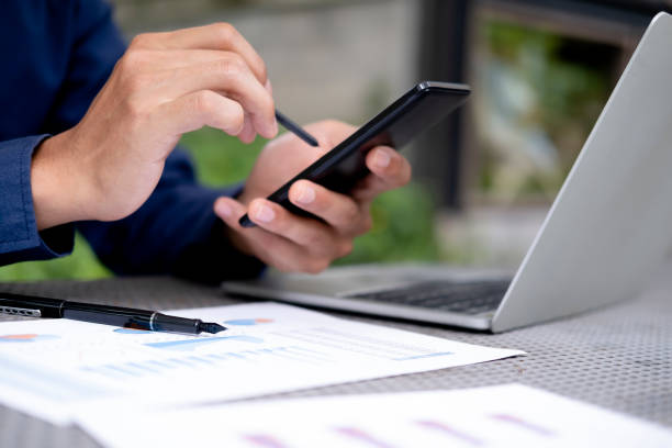 istock Using online connect technology for business, education and communication. 1174848418