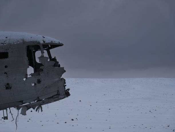 istock The cockpit of the crashed plane in Iceland 1174849568