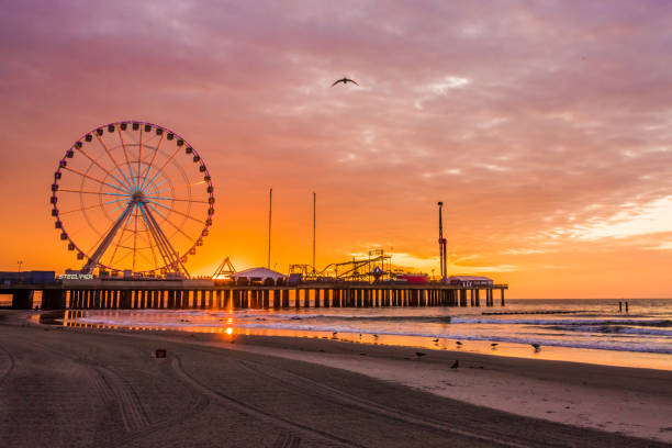 Steel Pier Atlantic City New Jersey Stock Photo - Download Image