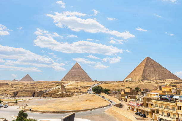 istock Pyramids of plateau Giza 1174852562