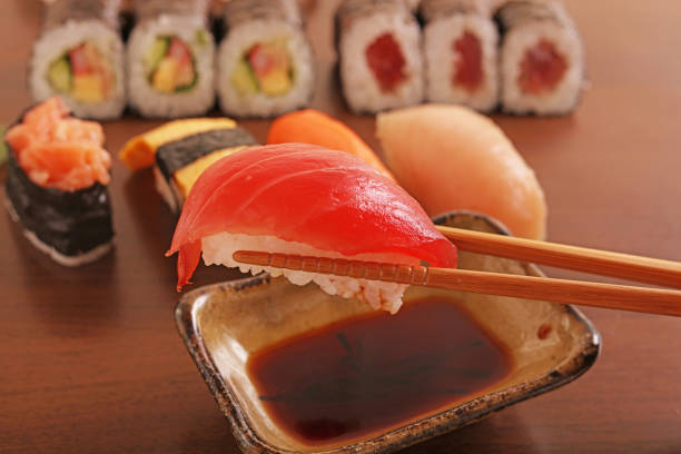 istock Delicious Japanese cuisine Sushi 1174853402