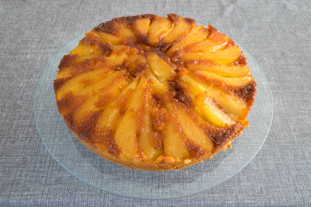 istock Pear cake made of caramel and pears 1174856248