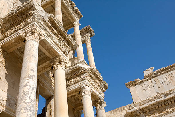 istock Celsus library at Ephesus, Roman ruin, Turkey 117486086
