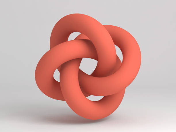 istock Geometric representation of a torus knot. 3d 1174861349