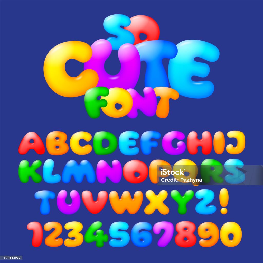 Bảng Chữ Cái Dễ Thương Hình minh họa Sẵn có - Tải xuống Hình ảnh ...