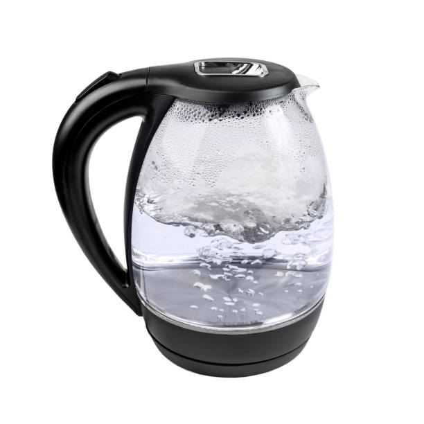 istock Boiling water in glass kettle 1174864504