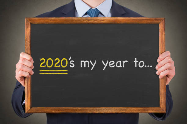 istock 2020's my year to... on blackboard background 1174866100