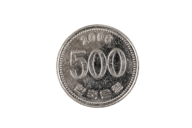 istock A one hundred South Koran won coin isolated on white 1174867426