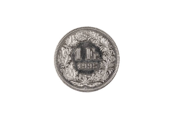 istock A Swiss one franc coin isolated on a white background 1174867534