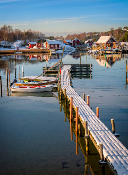 istock Idyllic winter morning at the Swedish west coast 1174875655